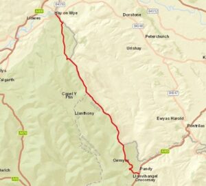 Day 0 – Epsom to Abergavenny: 14th May 2026 NEW1 pandy to hay on wye (1)
